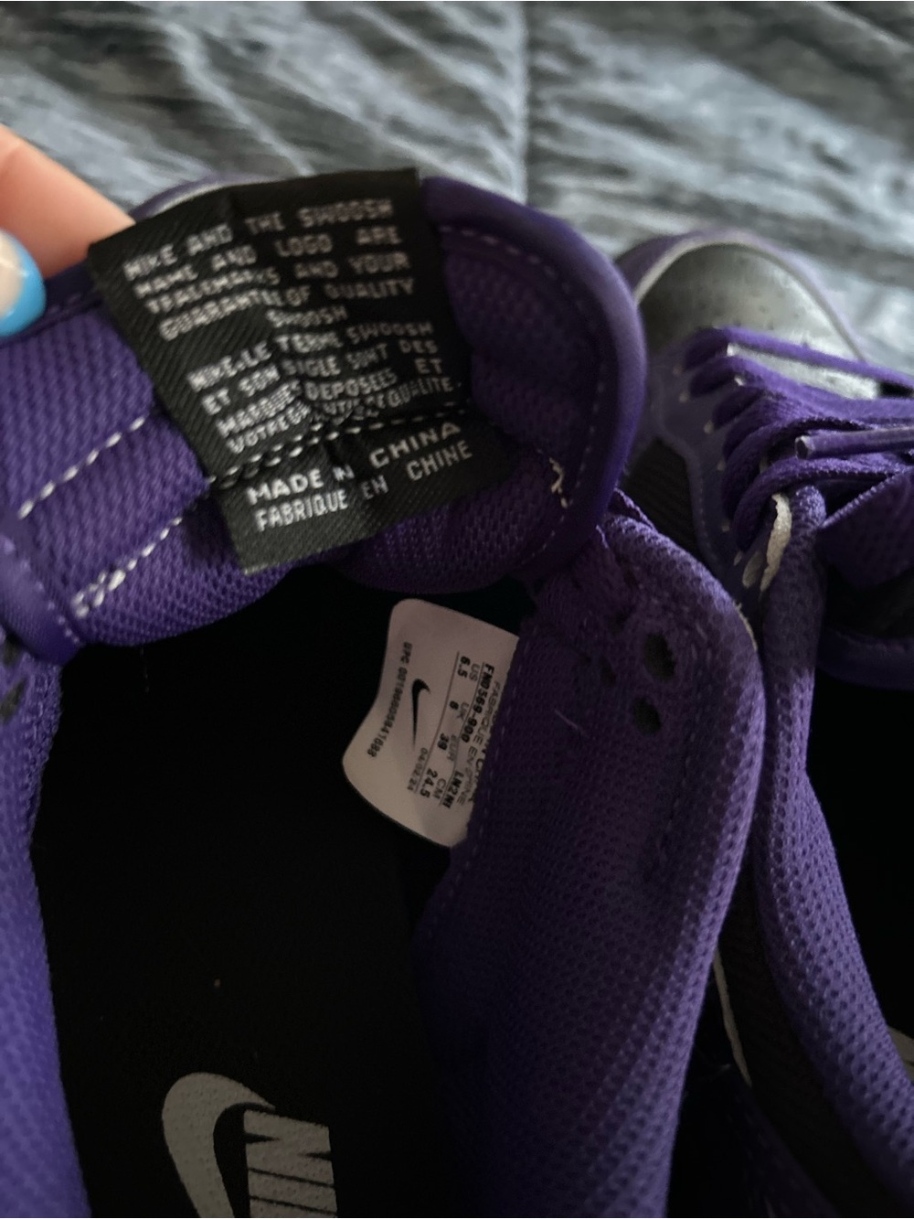 Purple/Black Nike Dunks - Picture 6 of 9